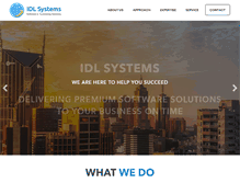 Tablet Screenshot of idlsystems.com